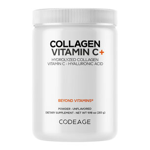 Hydrolyzed Collagen Peptides Powder + Hyaluronic Acid & Vitamin C - 9.98 oz. (14 Servings) | GNC